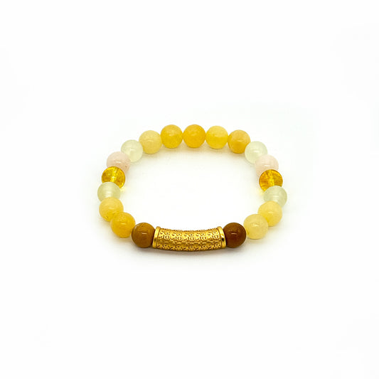 Prosperity Talisman Feng Shui bracelet inspired by the Gold Element