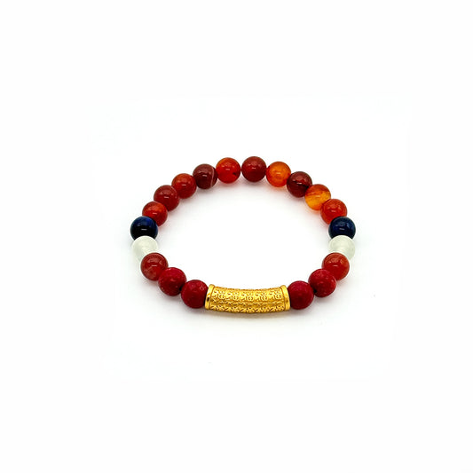 Prosperity Talisman Feng Shui bracelet inspired by the Fire Element