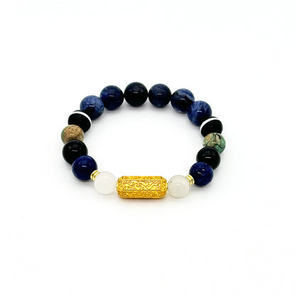 Wishful Cylinder Feng Shui bracelet inspired by the Wood Element