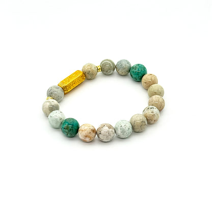 Wish Cylinder Feng Shui bracelet inspired by the Wood Element