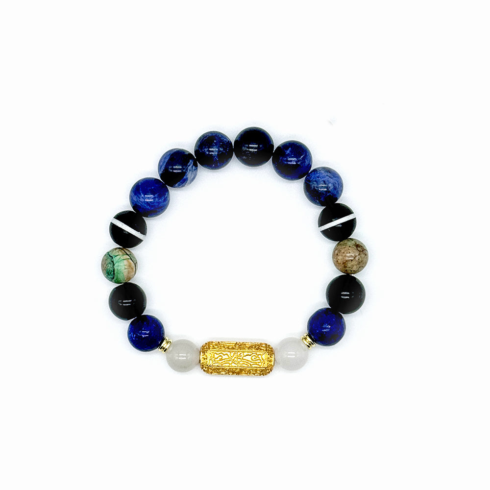 Wishful Cylinder Feng Shui bracelet inspired by the Wood Element